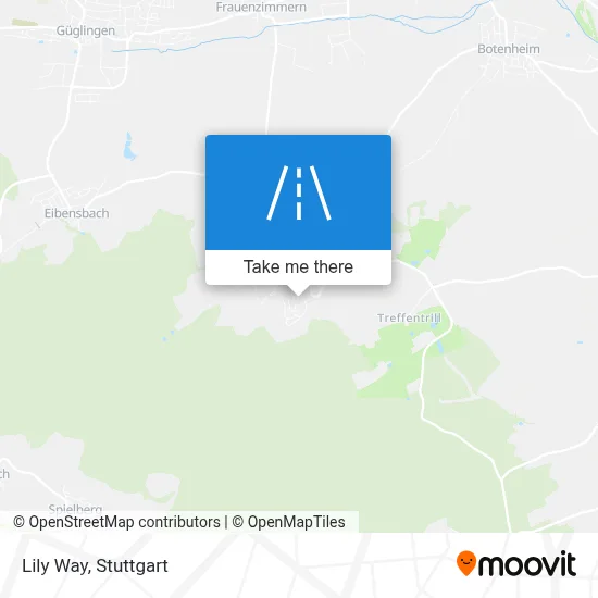 Lilienweg map