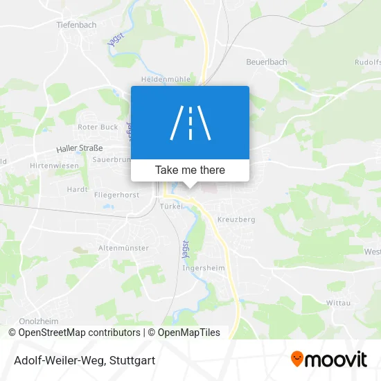 Карта Adolf-Weiler-Weg