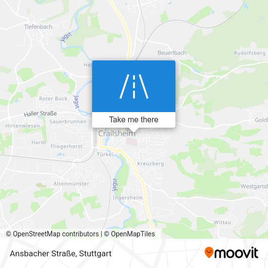 Ansbacher Straße map