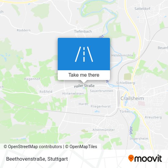 Beethovenstraße map