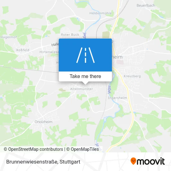 Карта Brunnenwiesenstraße