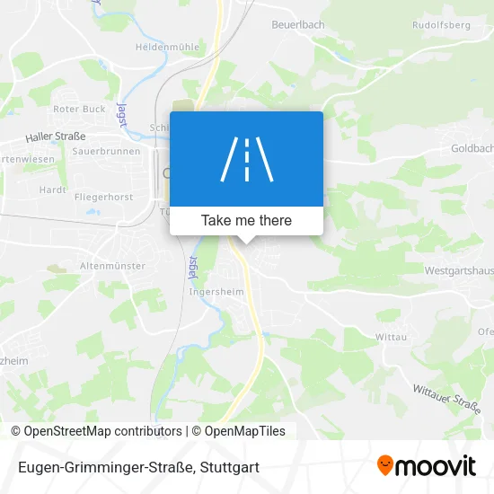 Карта Eugen-Grimminger-Straße