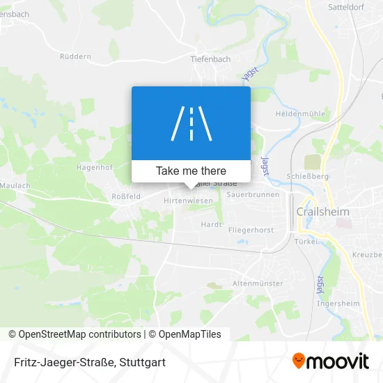 Карта Fritz-Jaeger-Straße