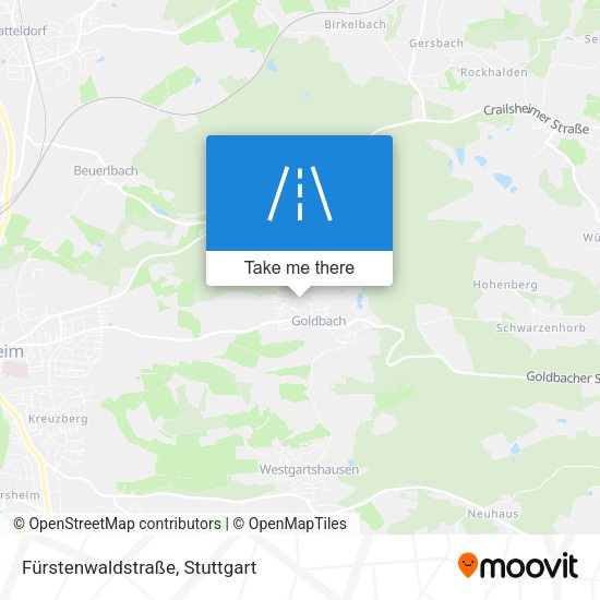 Fürstenwaldstraße map