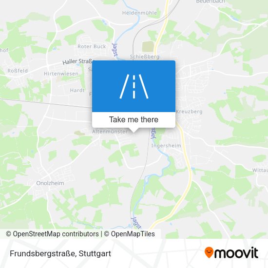 Frundsbergstraße map