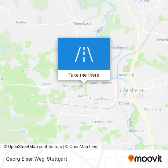 Карта Georg-Elser-Weg