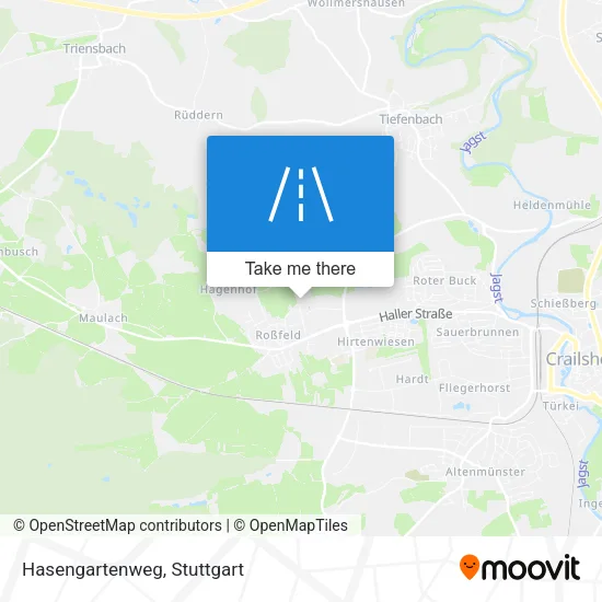 Карта Hasengartenweg