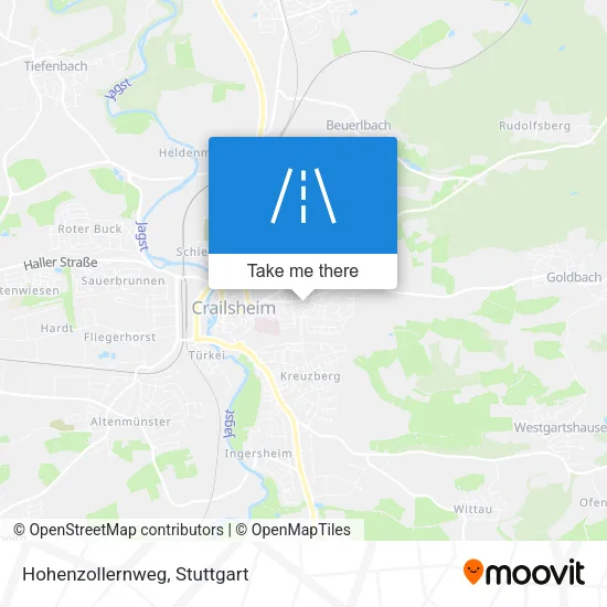 Карта Hohenzollernweg