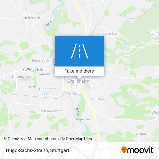Карта Hugo-Sachs-Straße
