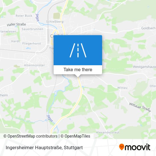 Ingersheimer Hauptstraße map