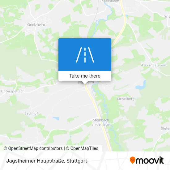 Карта Jagstheimer Haupstraße