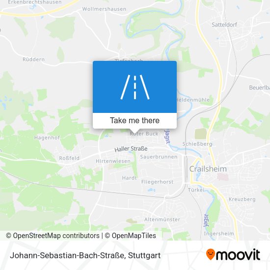 Johann-Sebastian-Bach-Straße map