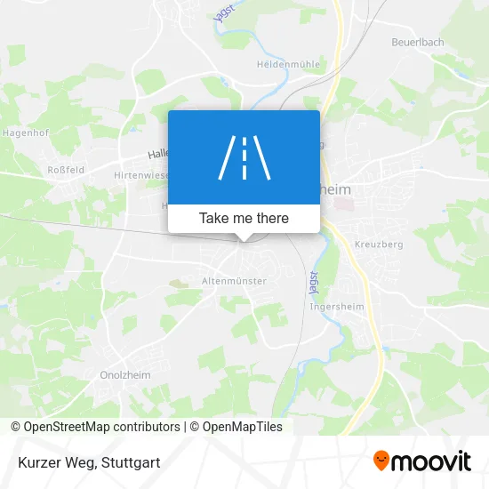 Kurzer Weg map