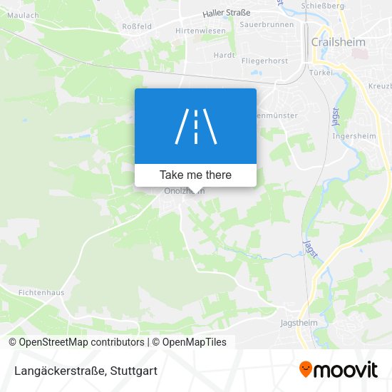 Langäckerstraße map