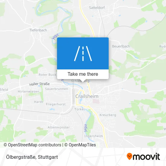 Карта Ölbergstraße