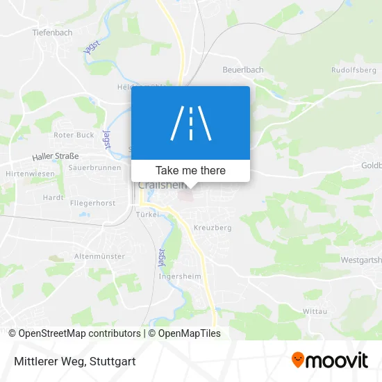 Карта Mittlerer Weg