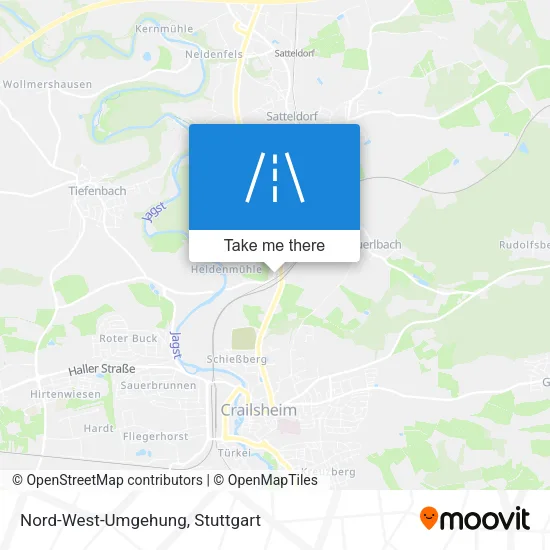 Карта Nord-West-Umgehung