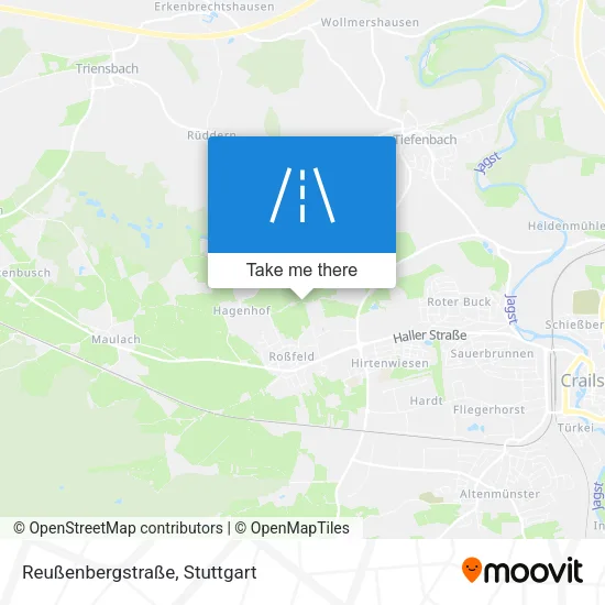 Карта Reußenbergstraße