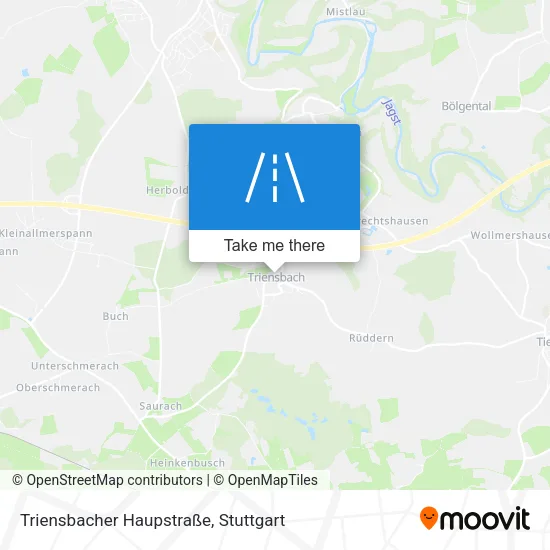 Карта Triensbacher Haupstraße