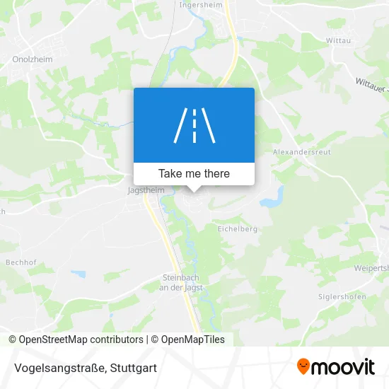 Карта Vogelsangstraße