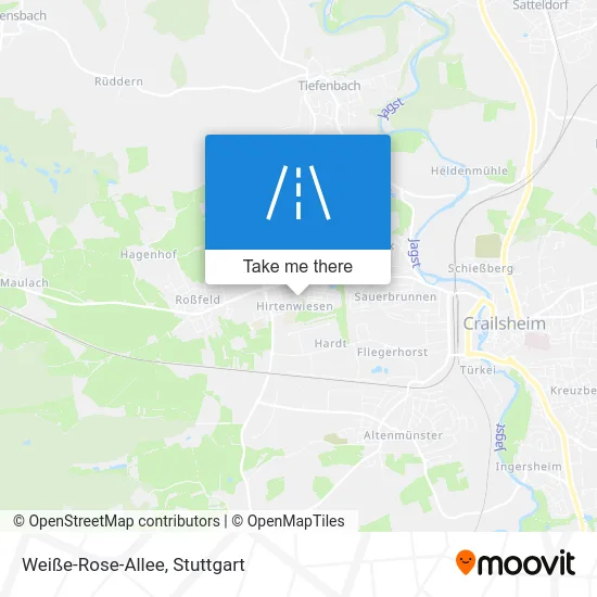 Карта Weiße-Rose-Allee