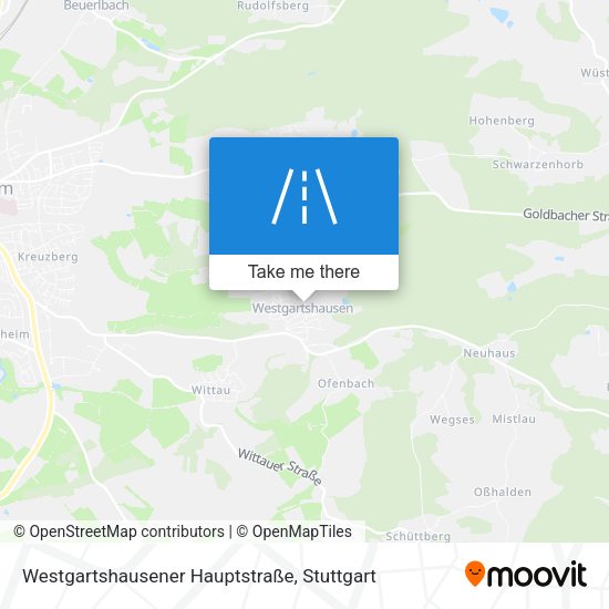 Westgartshausener Hauptstraße map