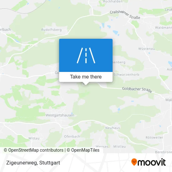 Карта Zigeunerweg