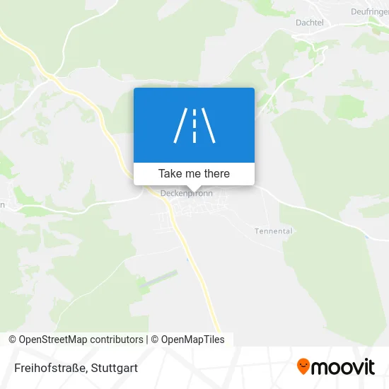 Карта Freihofstraße