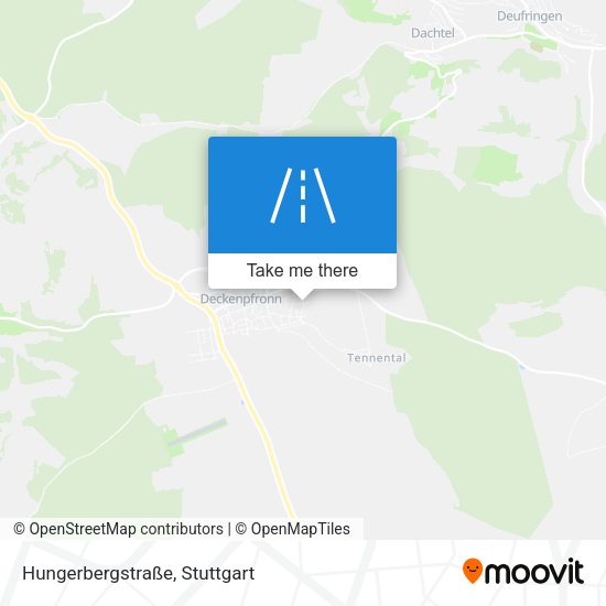 Карта Hungerbergstraße