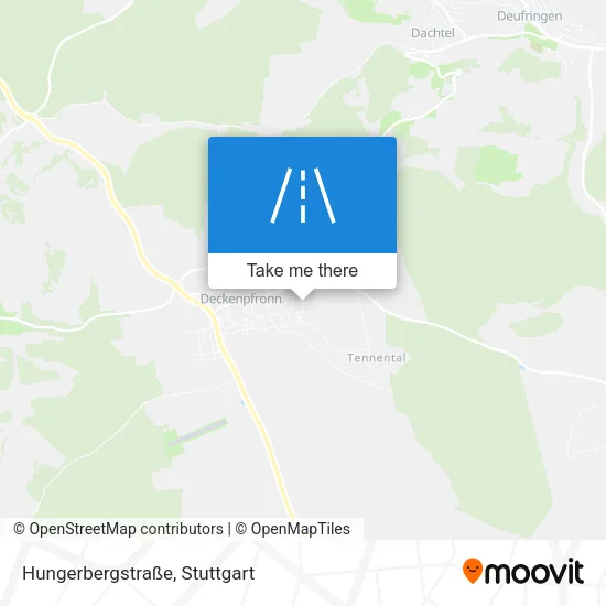 Карта Hungerbergstraße