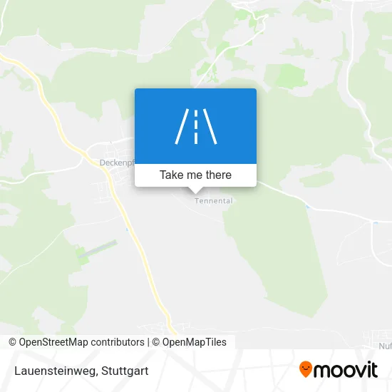 Карта Lauensteinweg