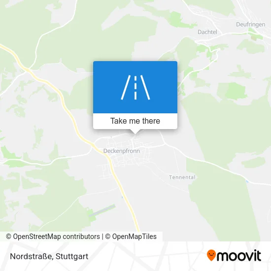 Карта Nordstraße