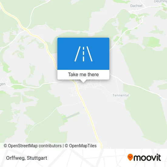 Карта Orffweg
