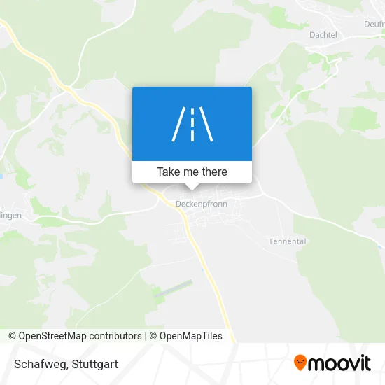 Карта Schafweg
