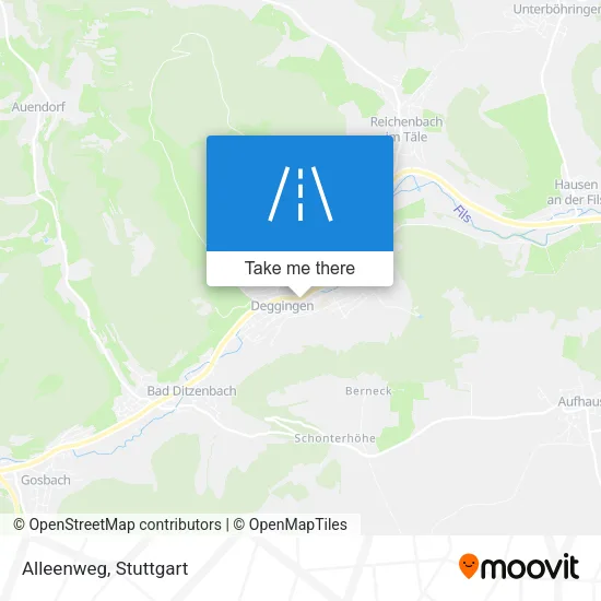 Карта Alleenweg