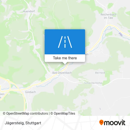 Карта Jägersteig
