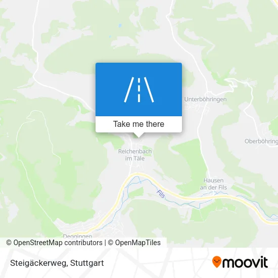 Карта Steigäckerweg
