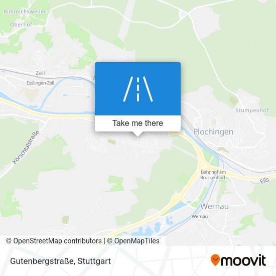 Gutenbergstraße map