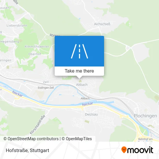 Карта Hofstraße