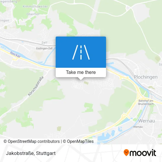Карта Jakobstraße