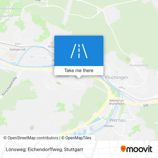Lönsweg; Eichendorffweg map