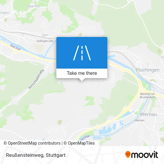 Карта Reußensteinweg