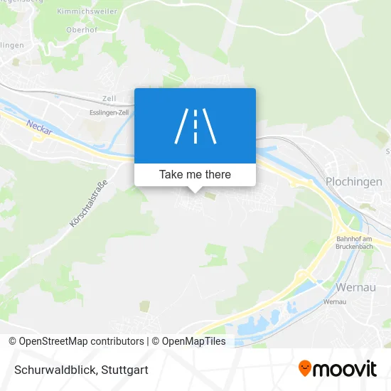 Карта Schurwaldblick