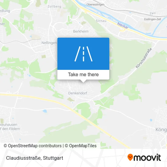 Карта Claudiusstraße