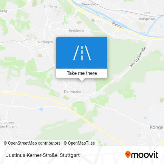 Карта Justinus-Kerner-Straße