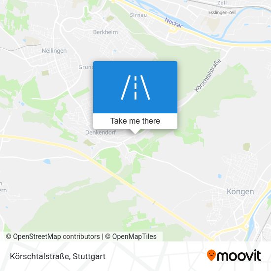 Körschtalstraße map