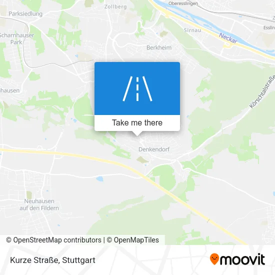 Карта Kurze Straße