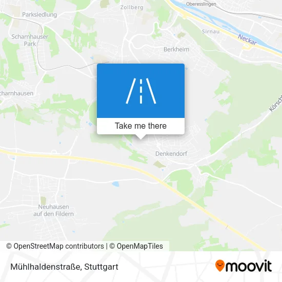 Карта Mühlhaldenstraße