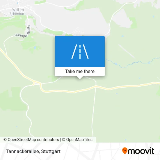 Карта Tannackerallee