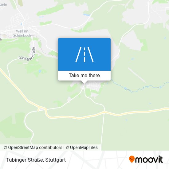 Tübinger Straße map